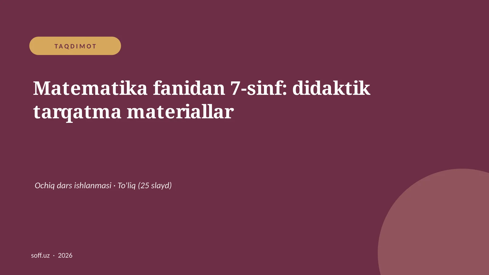 Product slide 1