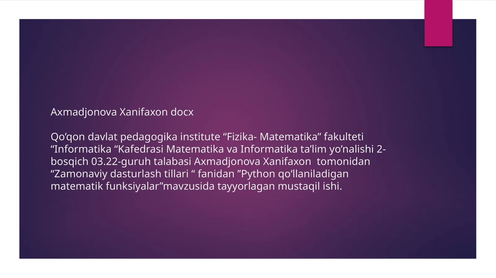 Product slide 1