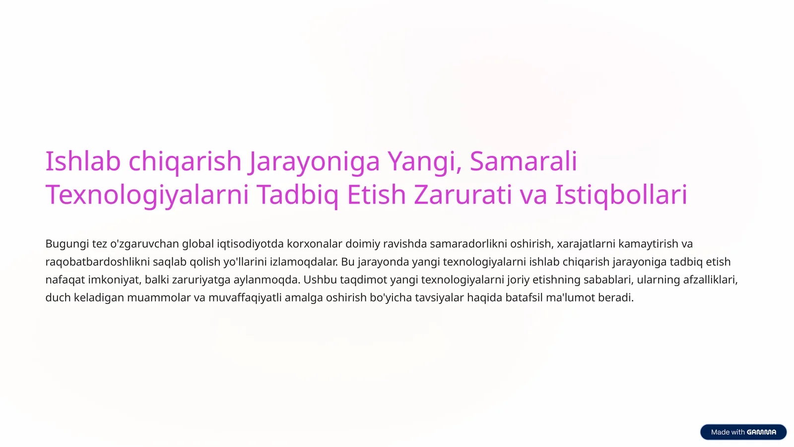 Product slide 1
