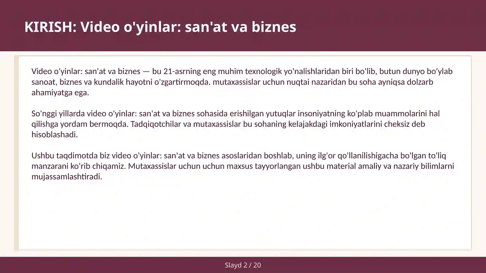 Product slide 2