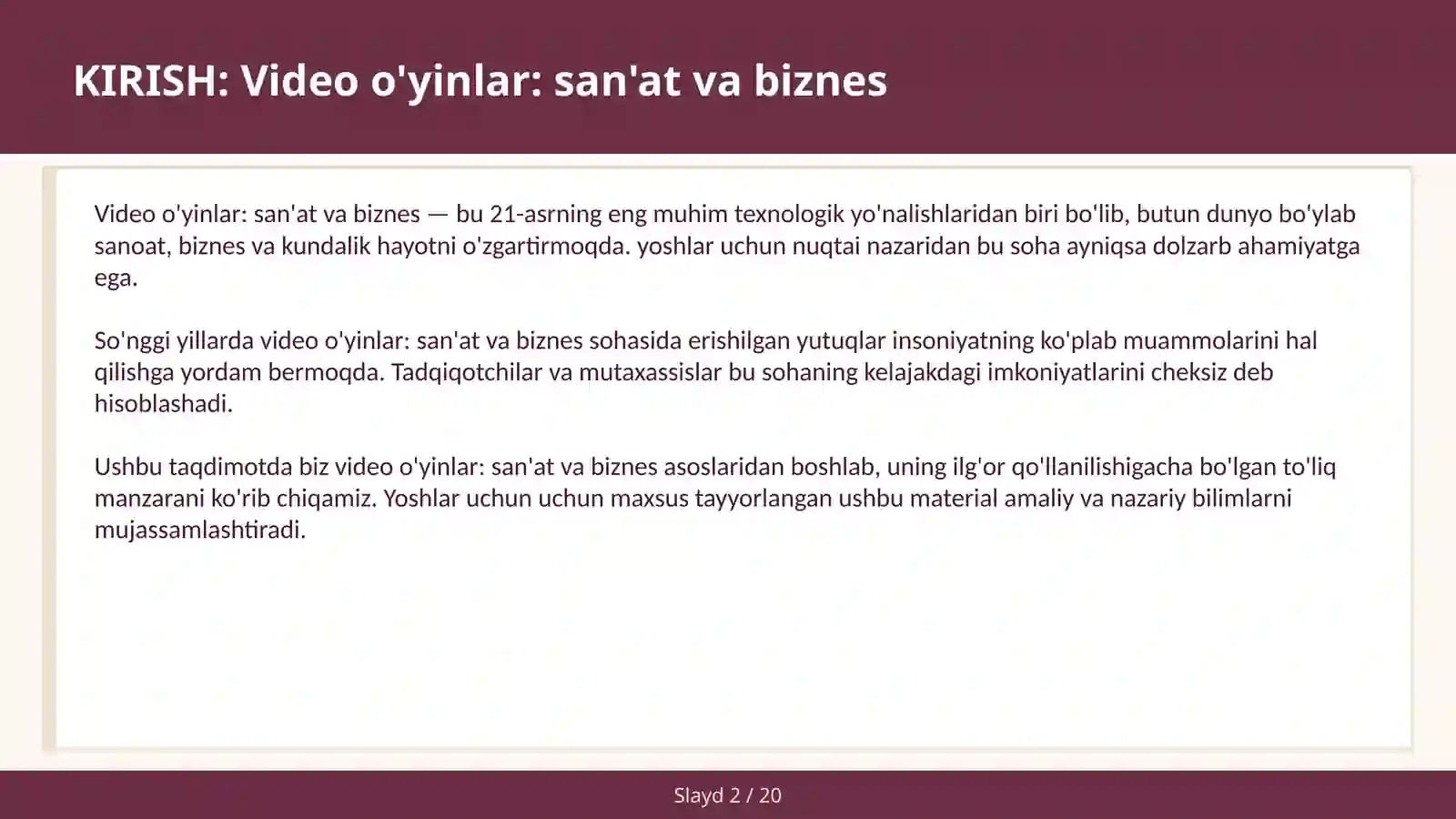 Product slide 2