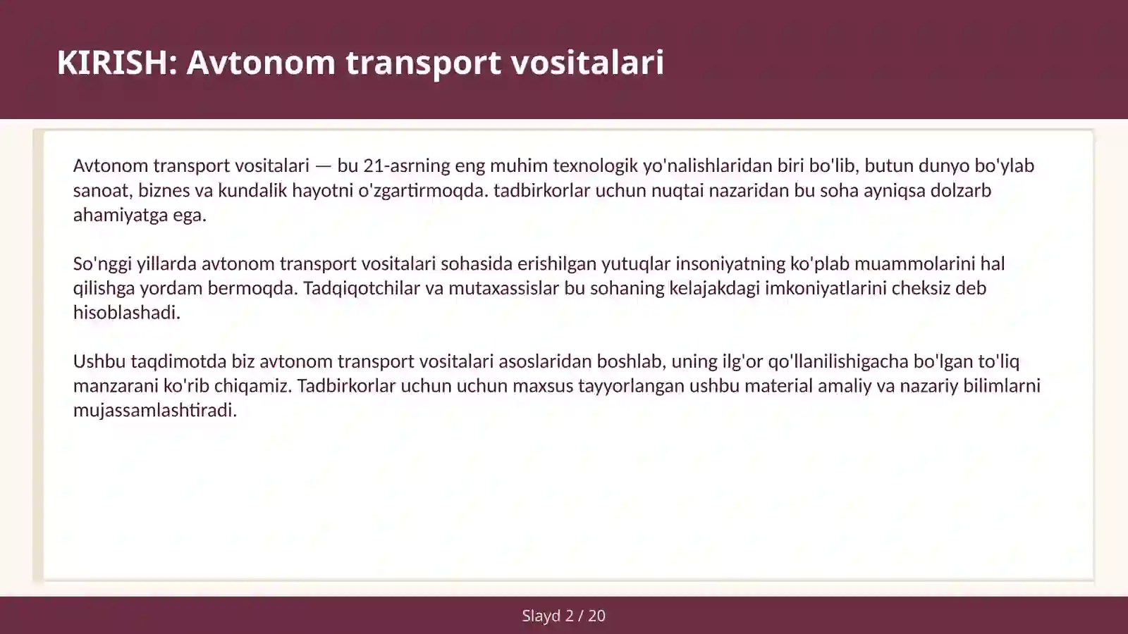 Product slide 2