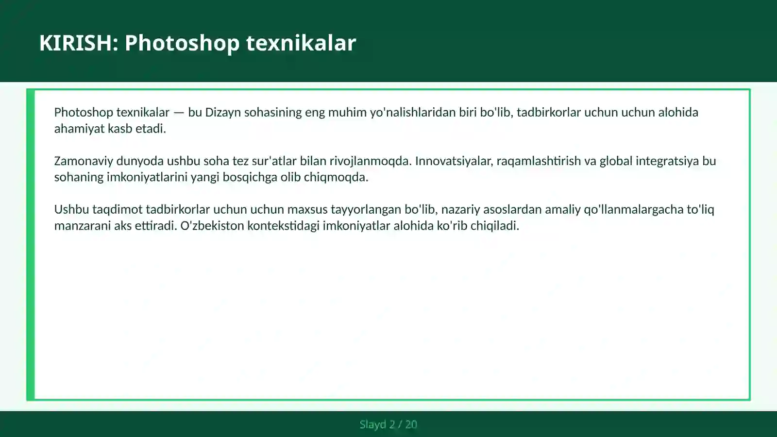 Product slide 2