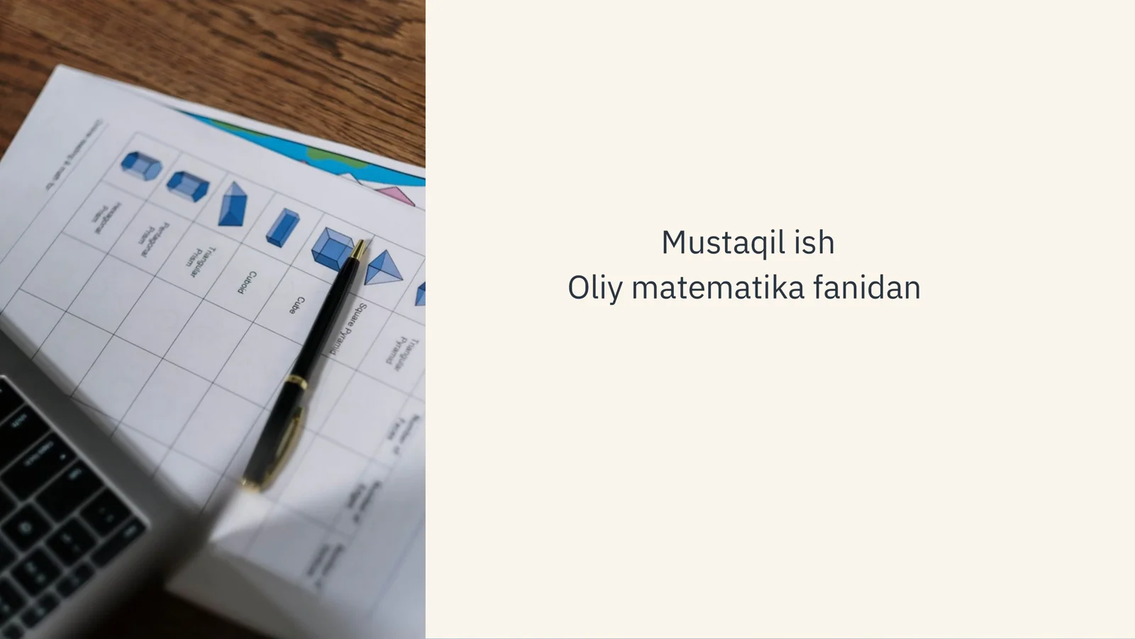 Differensial tenglamani qatorlar bilan ishlash