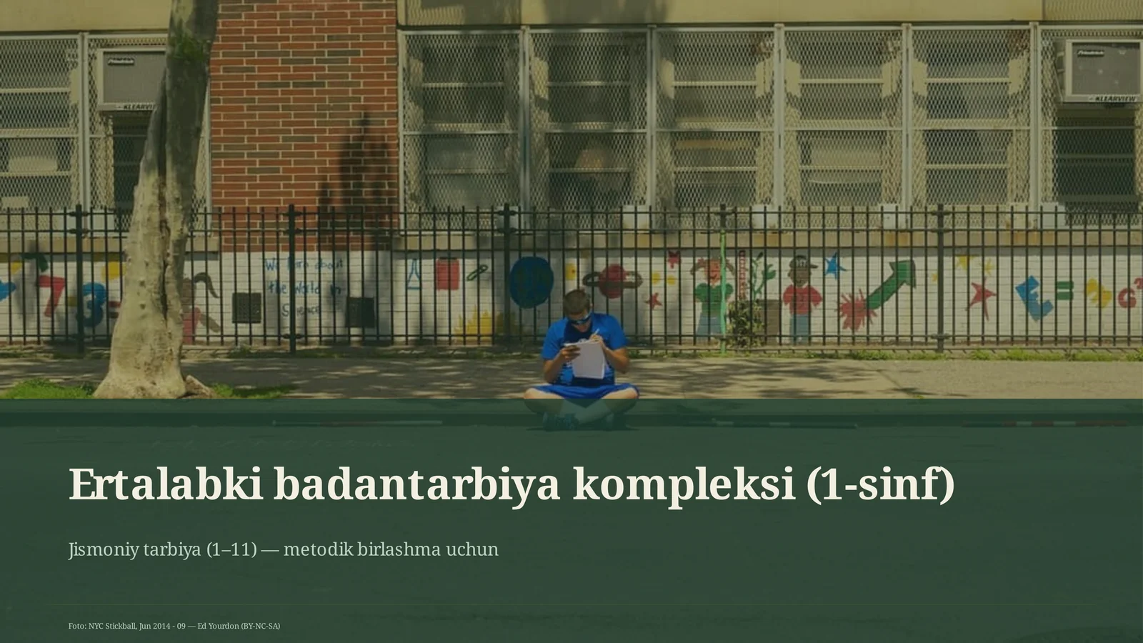 Ertalabki badantarbiya kompleksi (1-sinf)