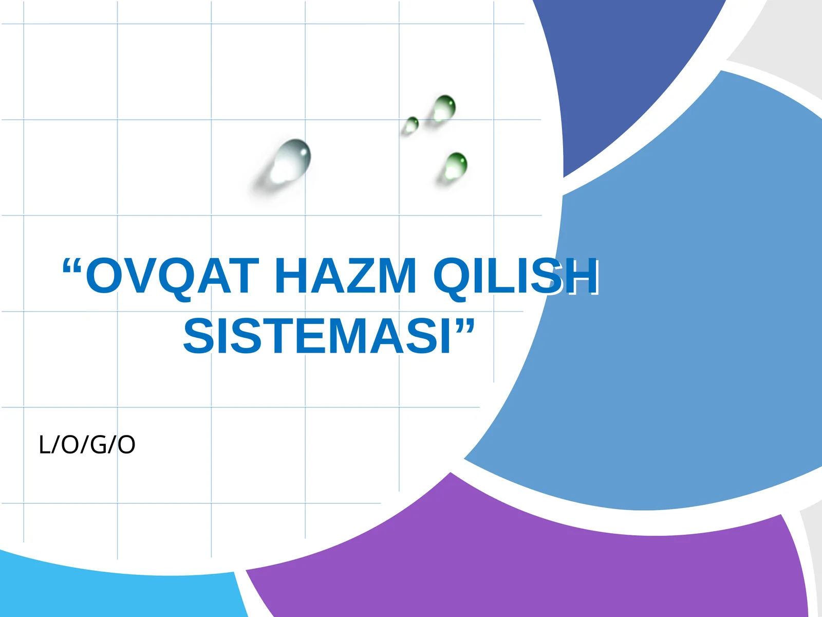 OVQAT HAZM QILISH SISTEMASI