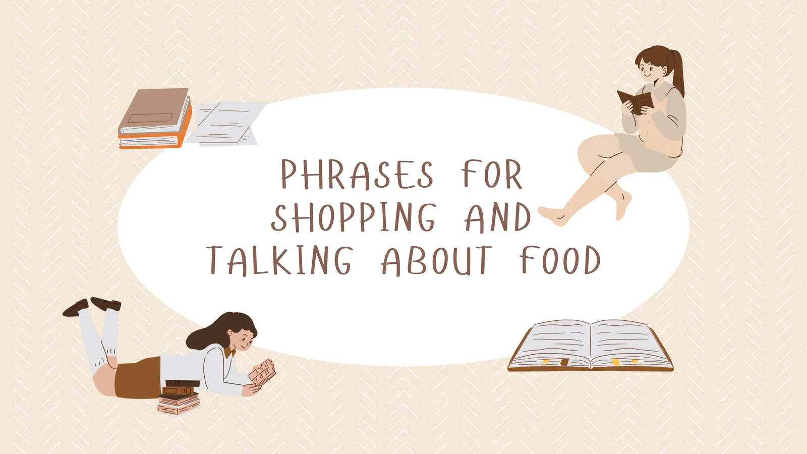 Phrases for shopping and talking about food