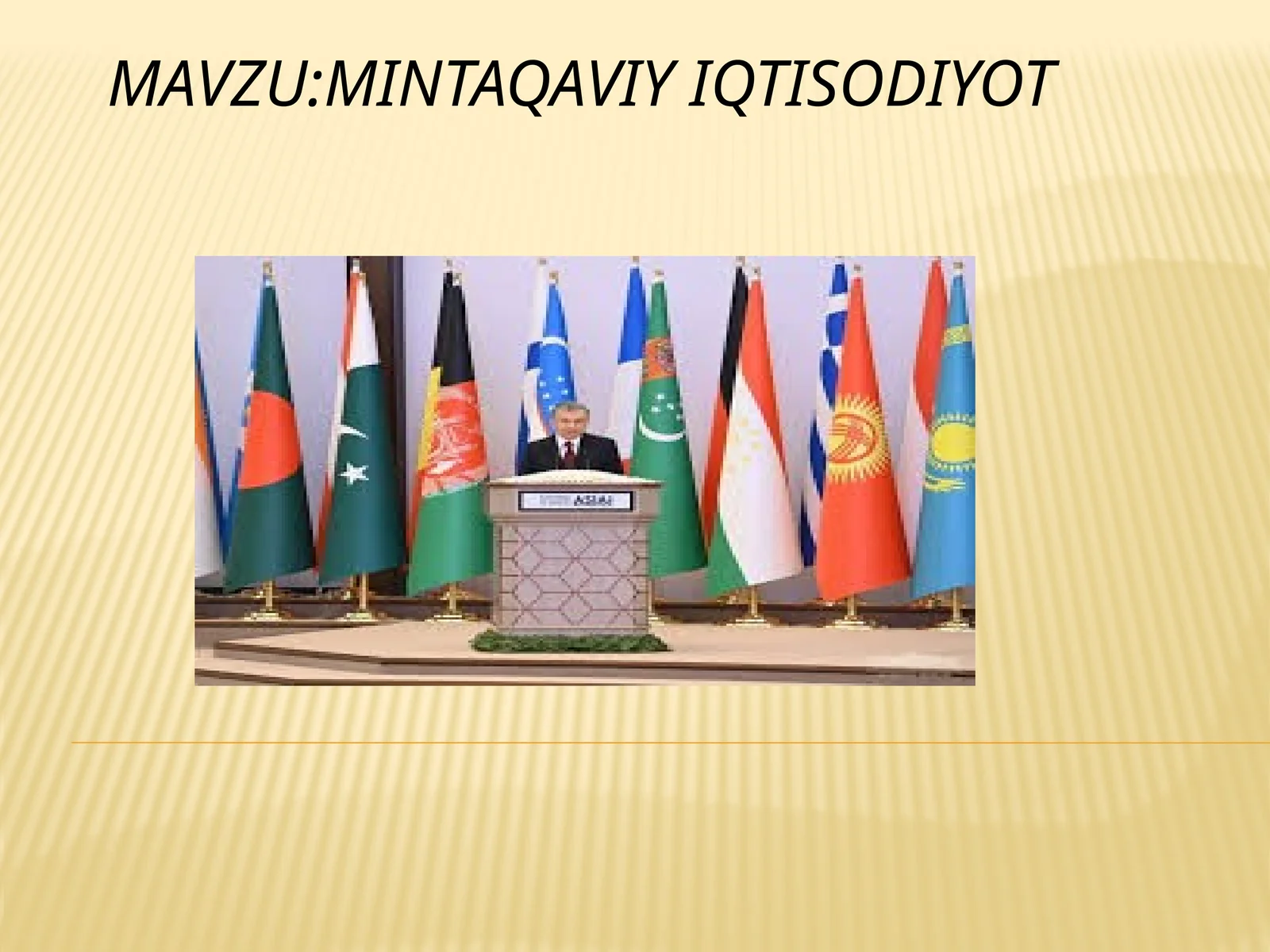 Mintaqaviy iqtisodiyot