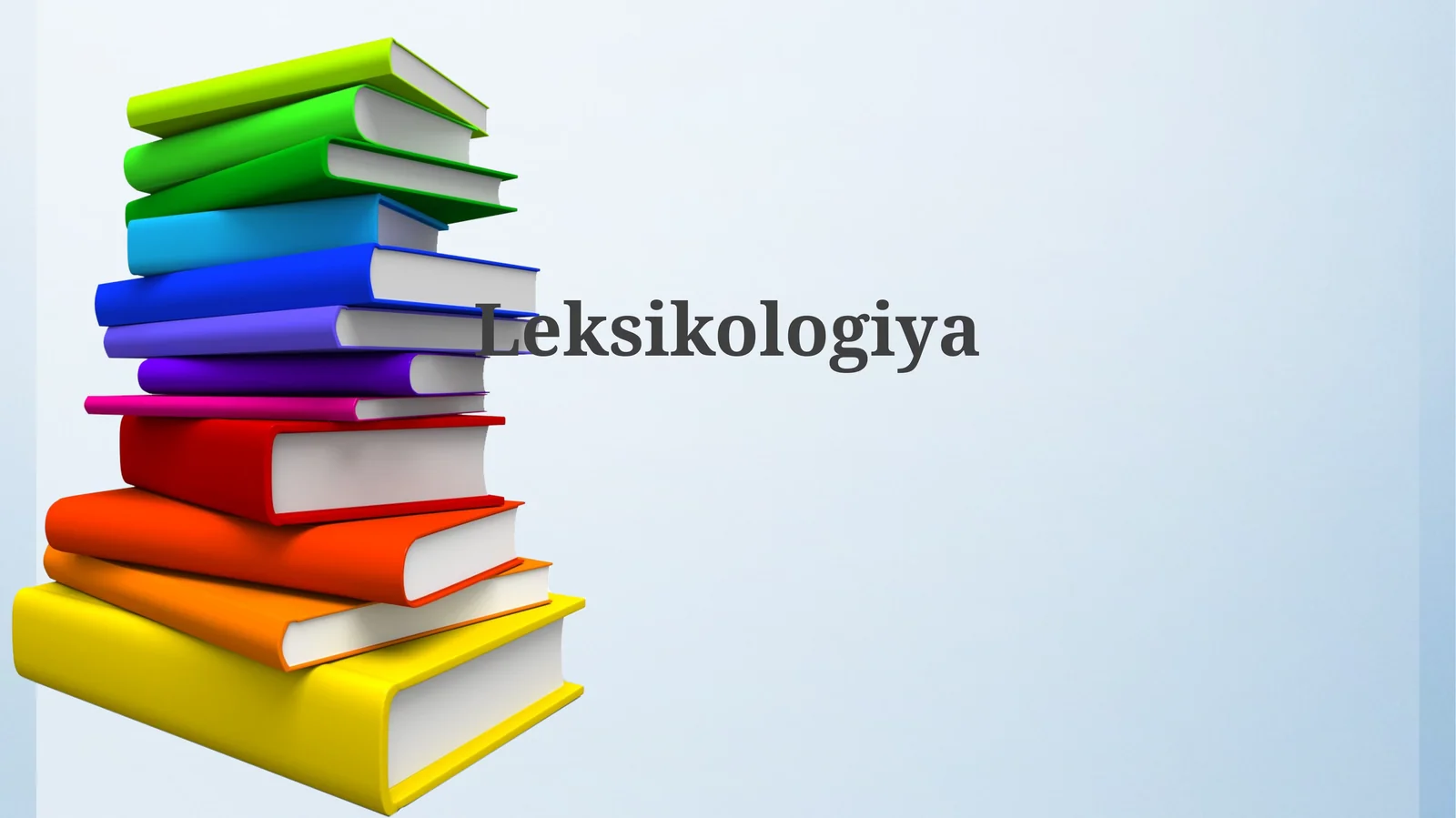 Leksikologiya