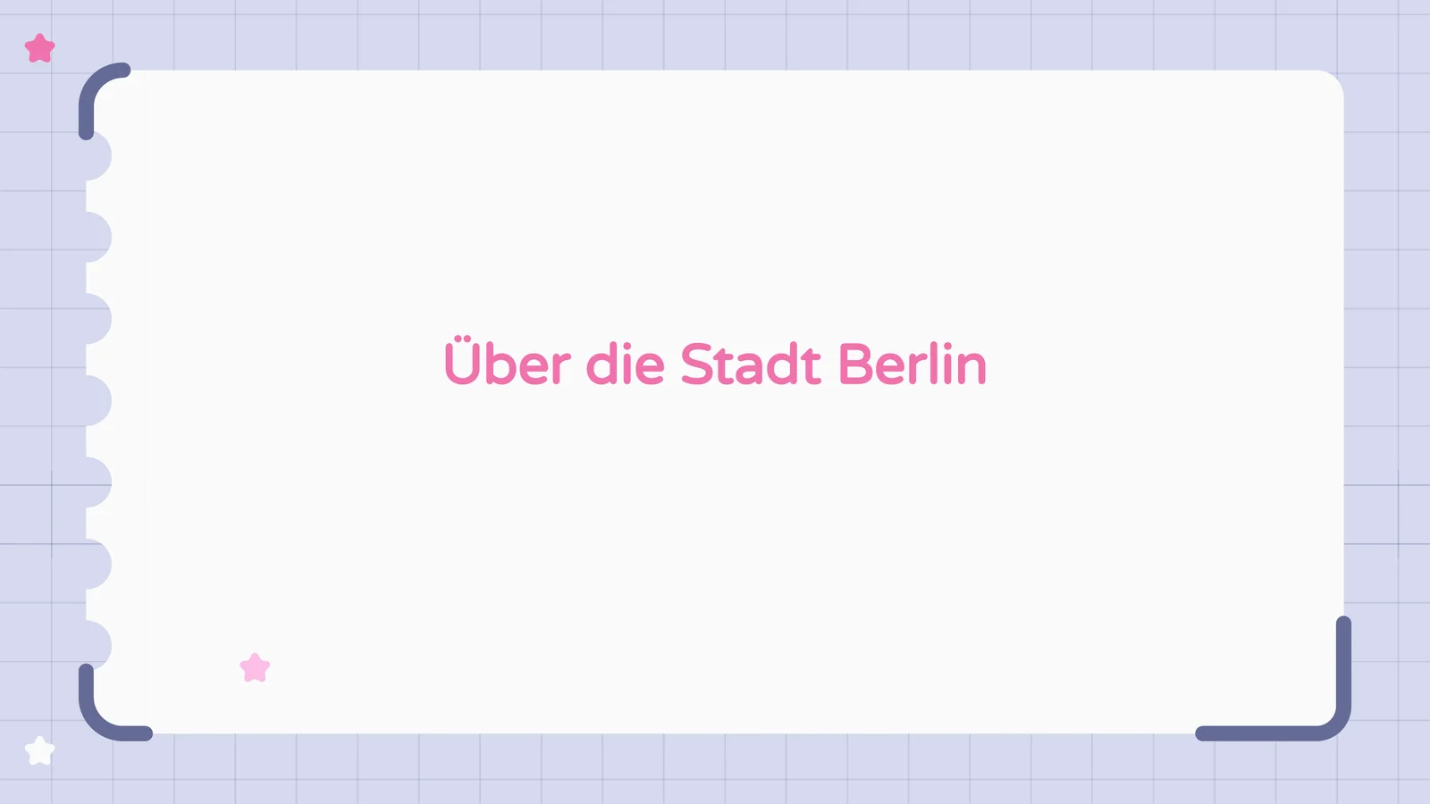 Über die Stadt Berlin