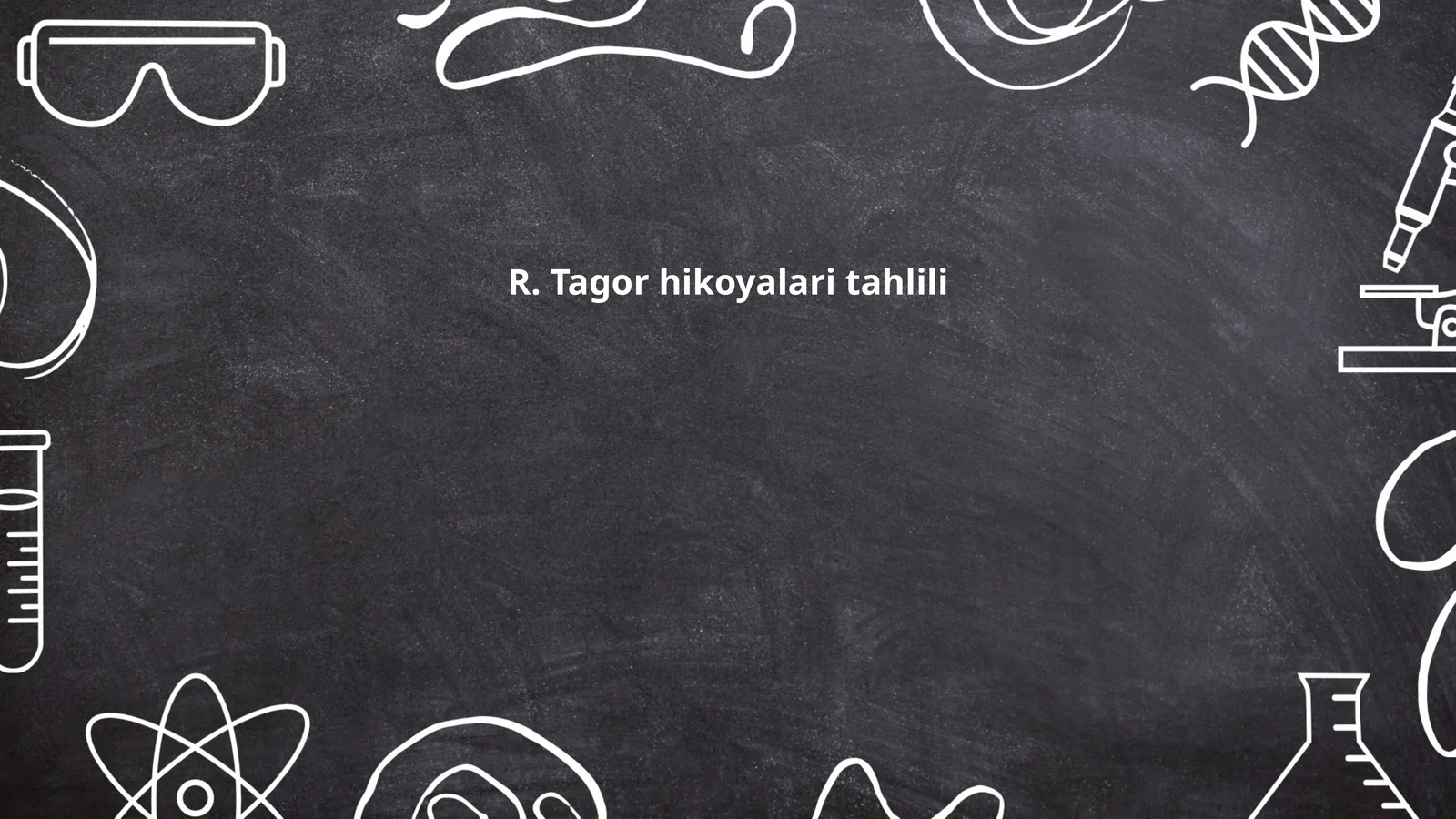 R. Tagor hikoyalari tahlili