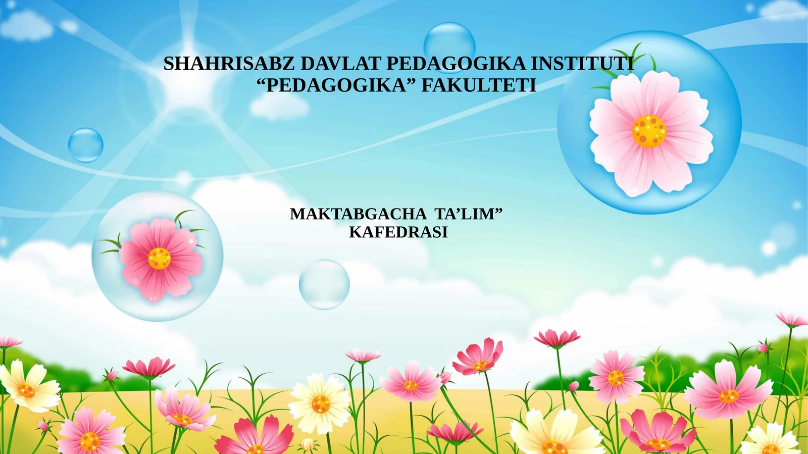 O‘yin turlari. Ijodiy o‘yinlar