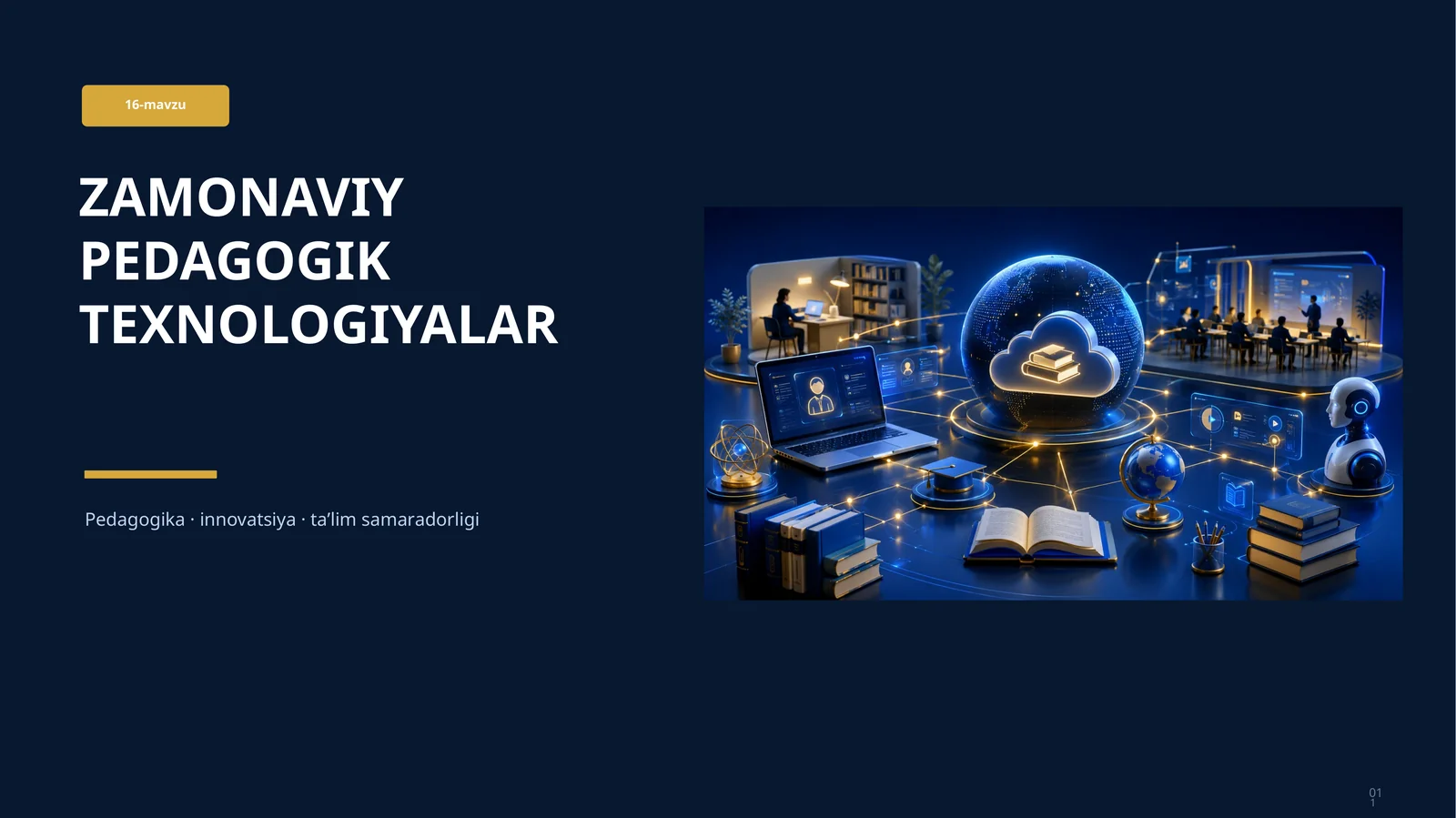 ZAMONAVIY PEDAGOGIK TEXNOLOGIYALAR