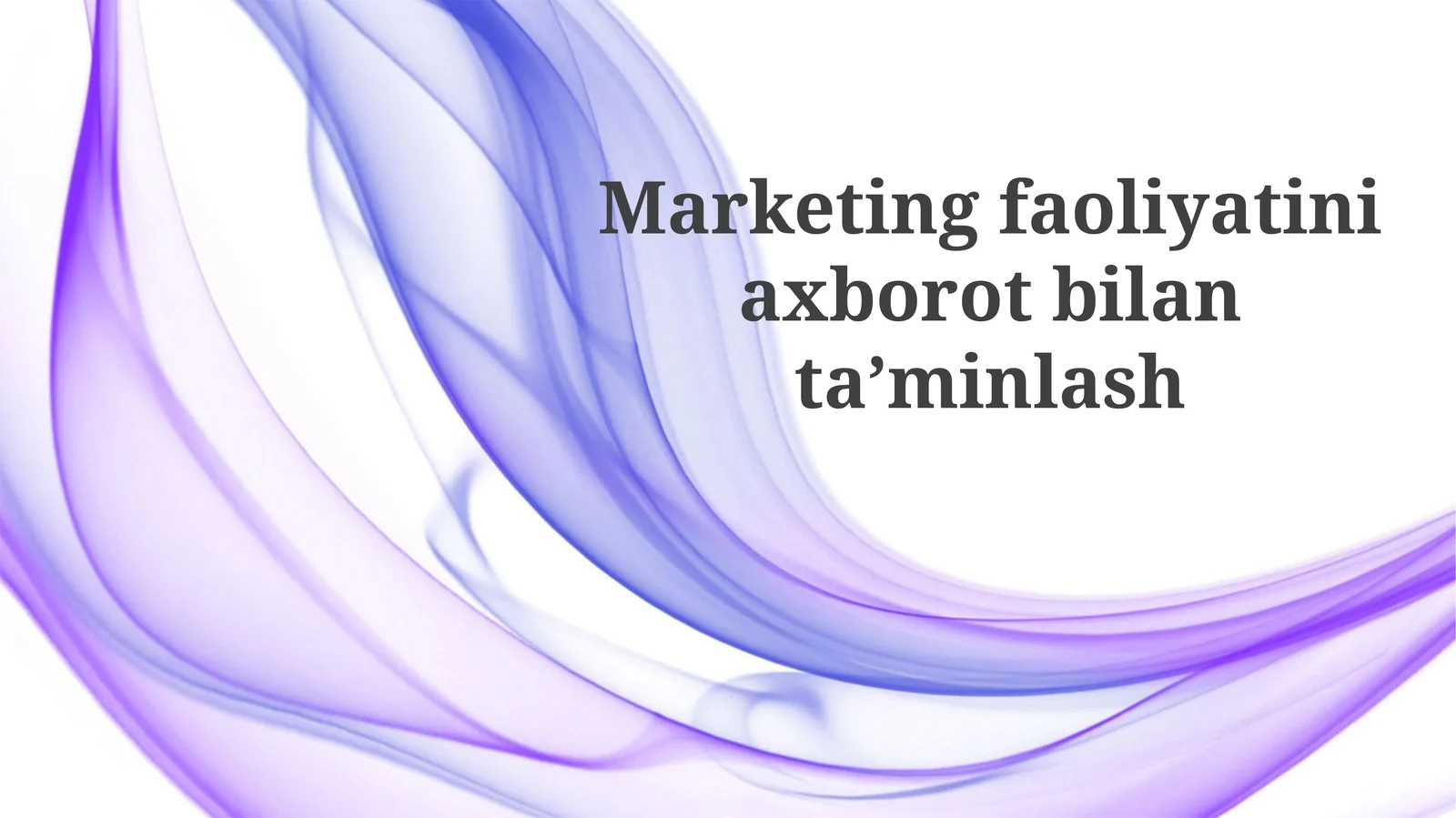 Marketing faoliyatlari uchun ma'lumot: Manbalar, Yig'ish va Tahlil