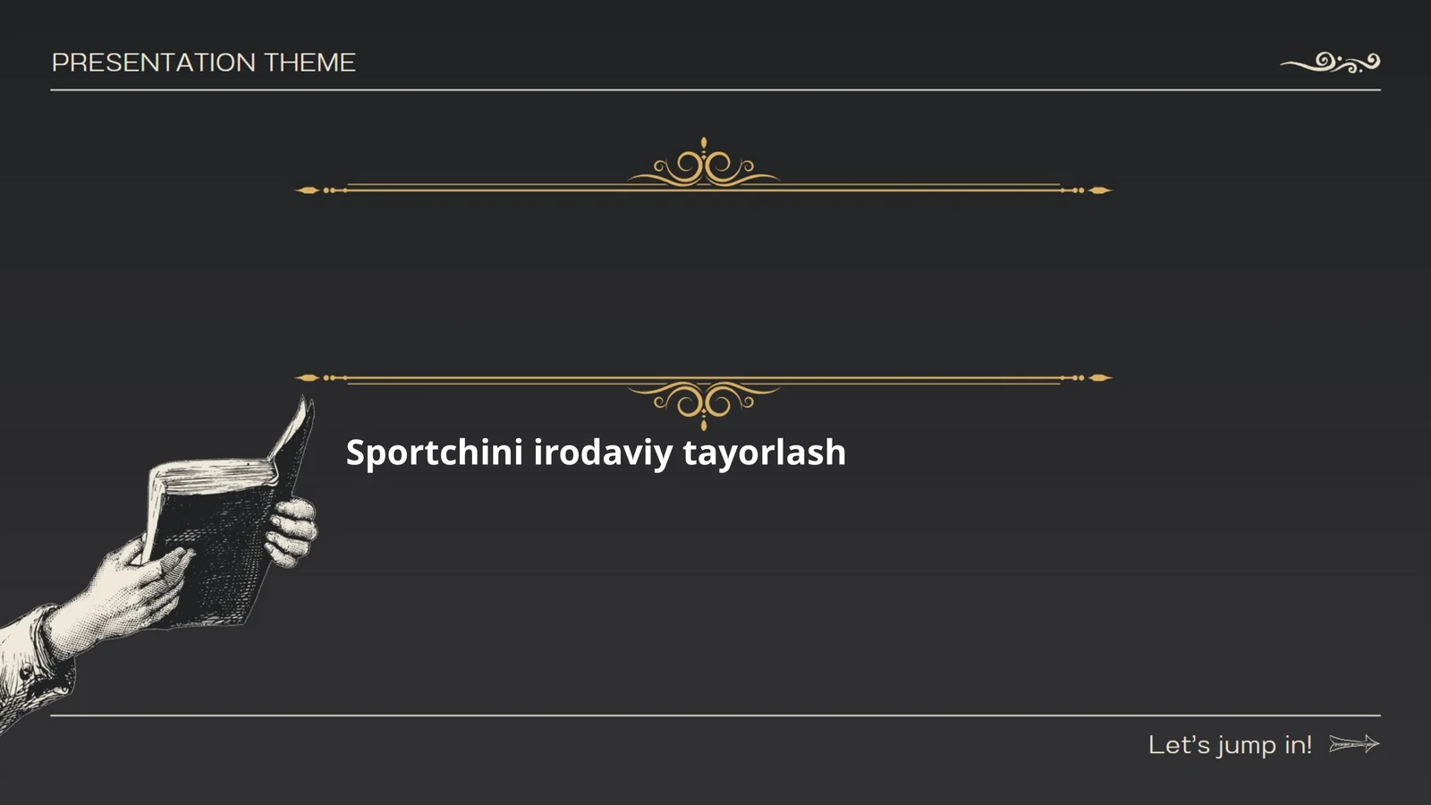 Sportchini irodaviy tayorlash
