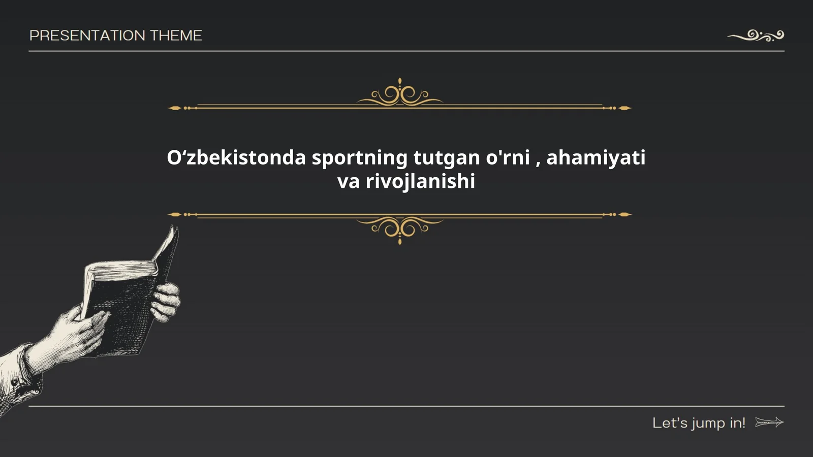 Oʻzbekistonda sportning tutgan o'rni, ahamiyati va rivojlanishi