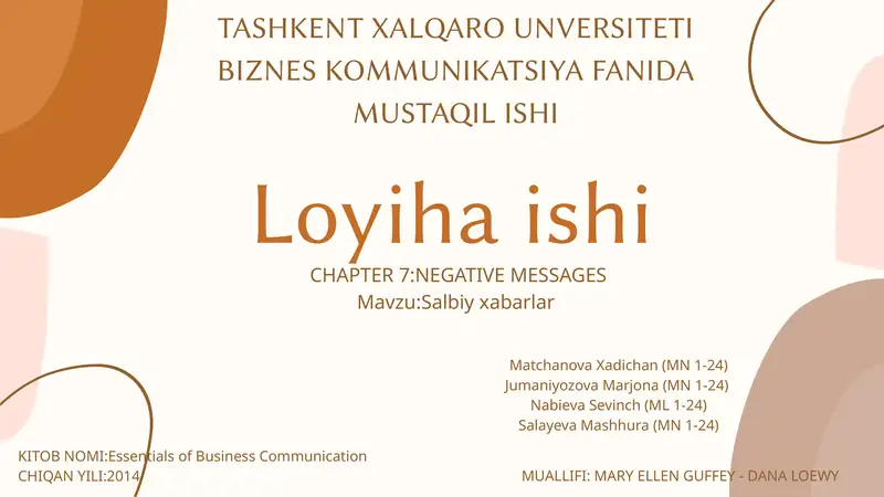 Salbiy xabarlar