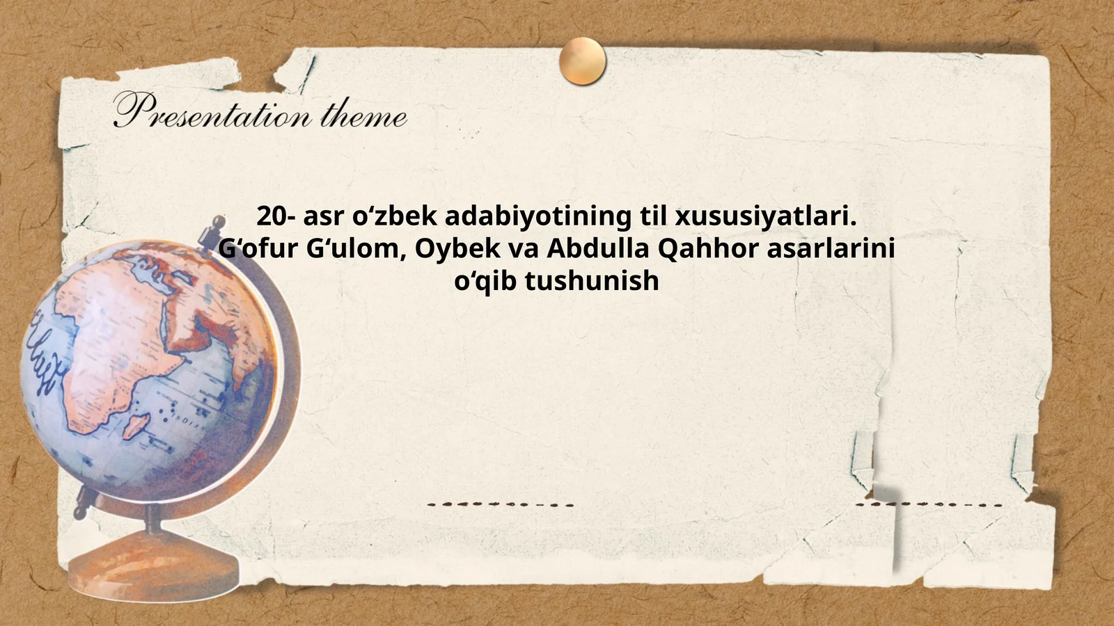 20- asr o‘zbek adabiyotining til xususiyatlari. G‘ofur G‘ulom, Oybek va Abdulla Qahhor asarlarini o‘qib tushunish