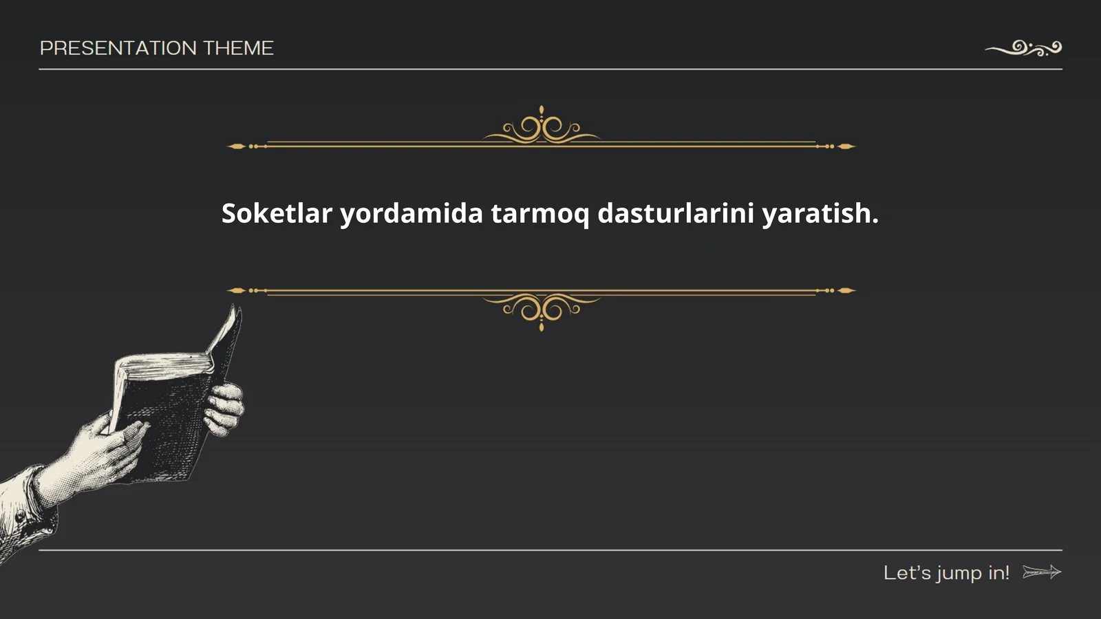 Soketlar yordamida tarmoq dasturlarini yaratish
