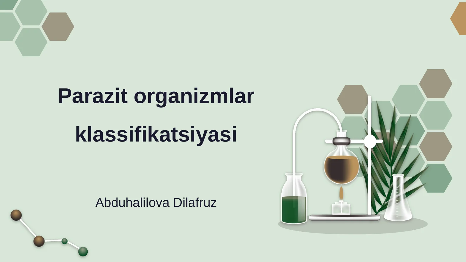 Parazit organizmlar klassifikatsiyasi