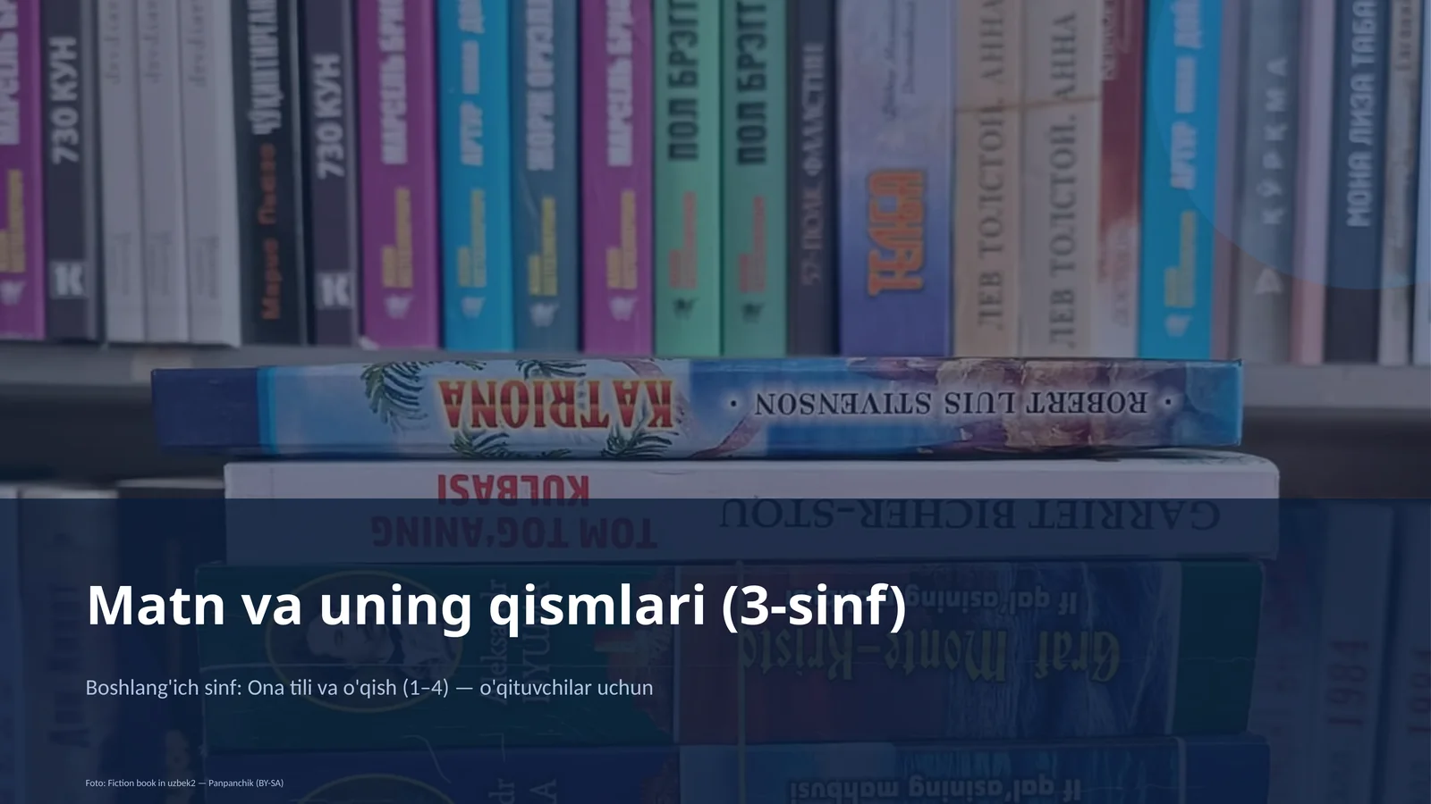 Matn va uning qismlari (3-sinf)