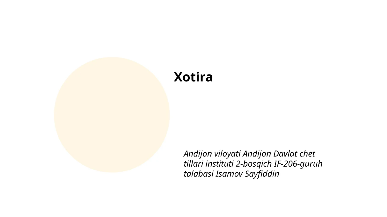 Xotira