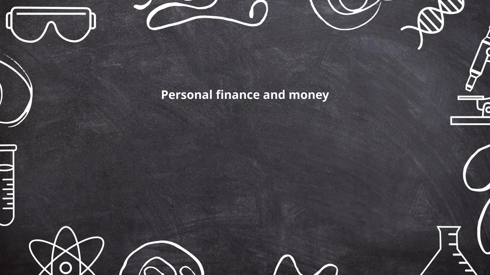 Personal finance and money
