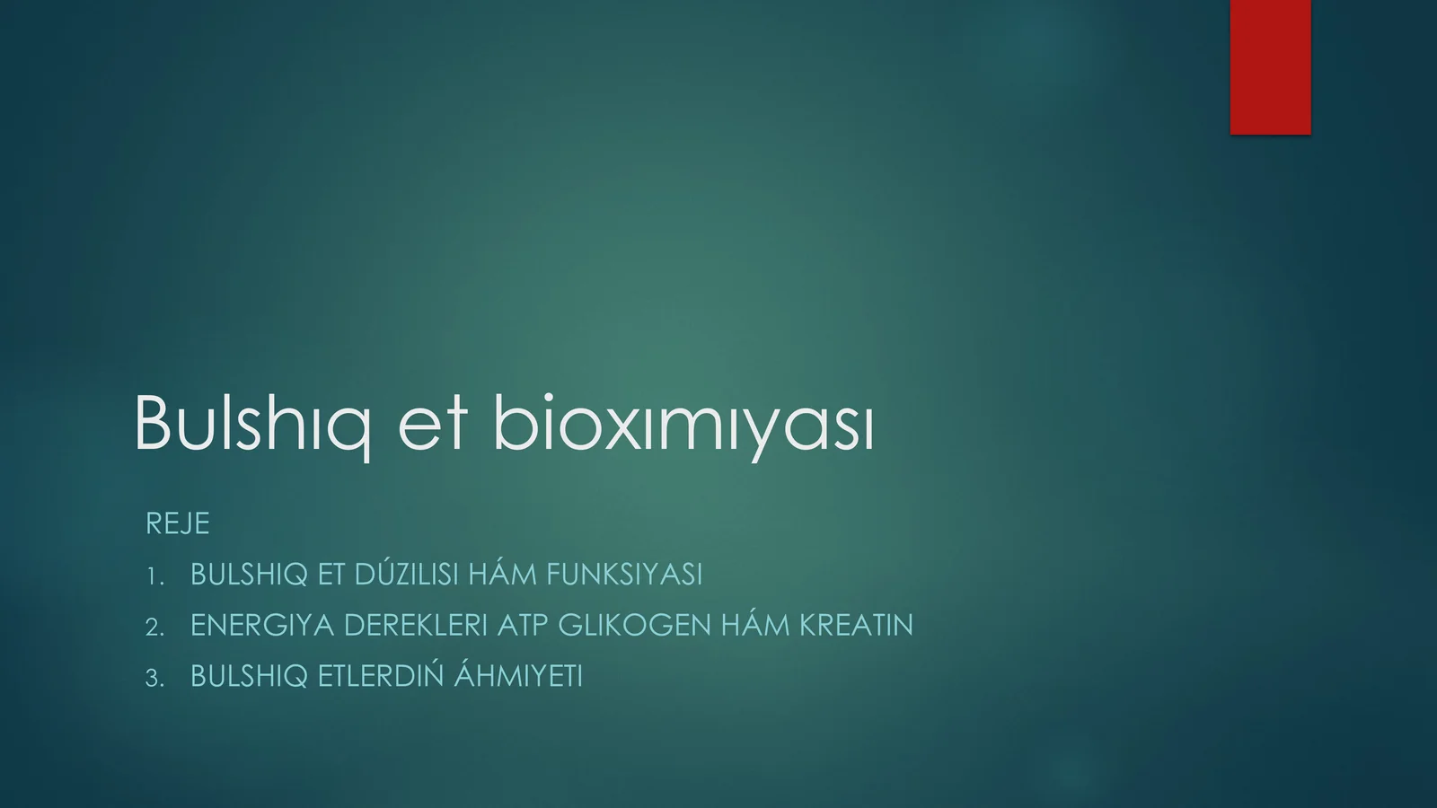 Bulshıq et bioxımıyası
