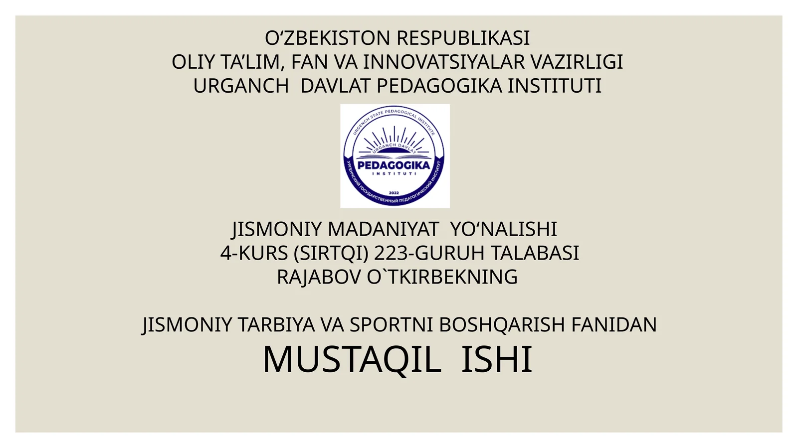Jismoniy tarbiya va sport marketingida bozorni segmentlash