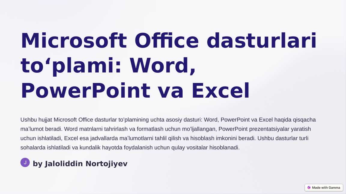 Product slide 1
