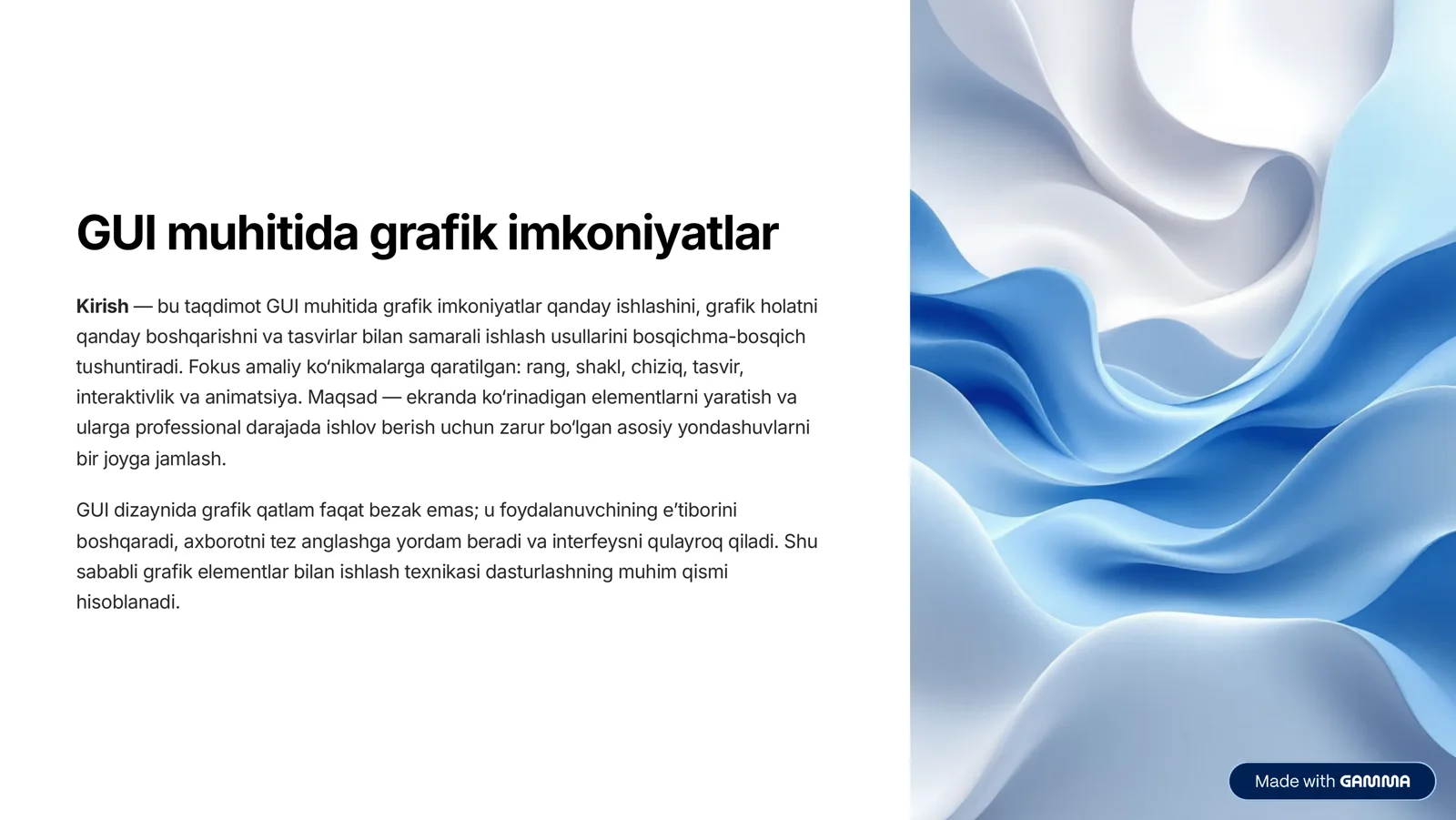 Product slide 1