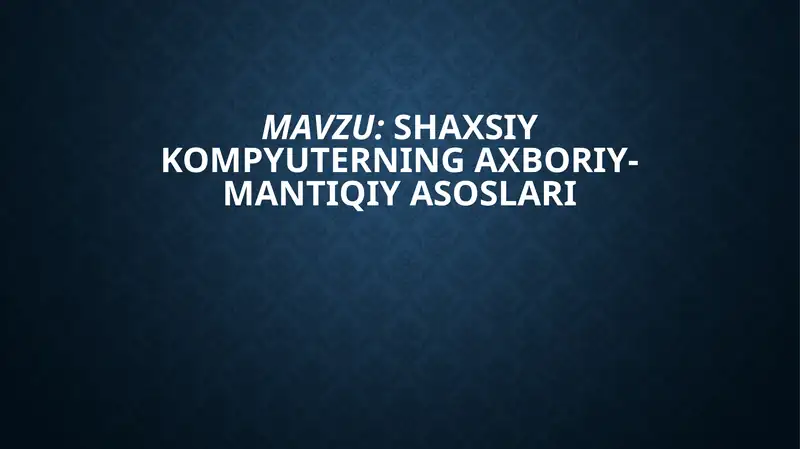 Product slide 1