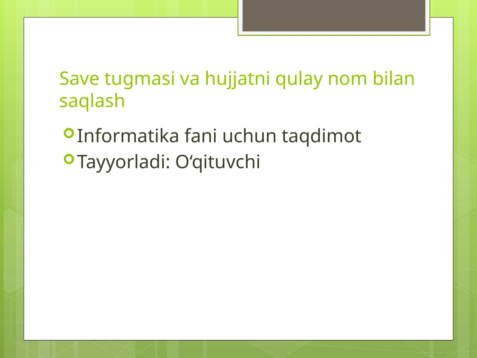 Product slide 1