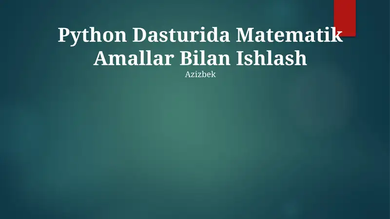 Product slide 1