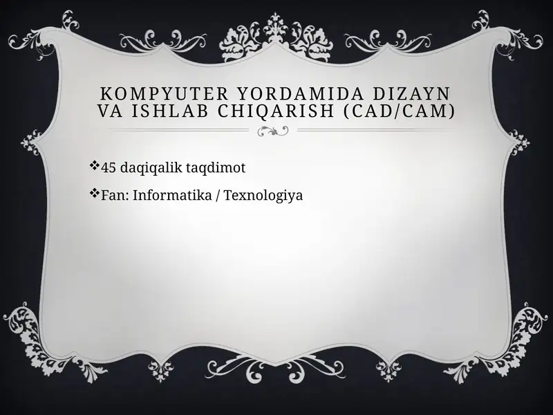 Product slide 1