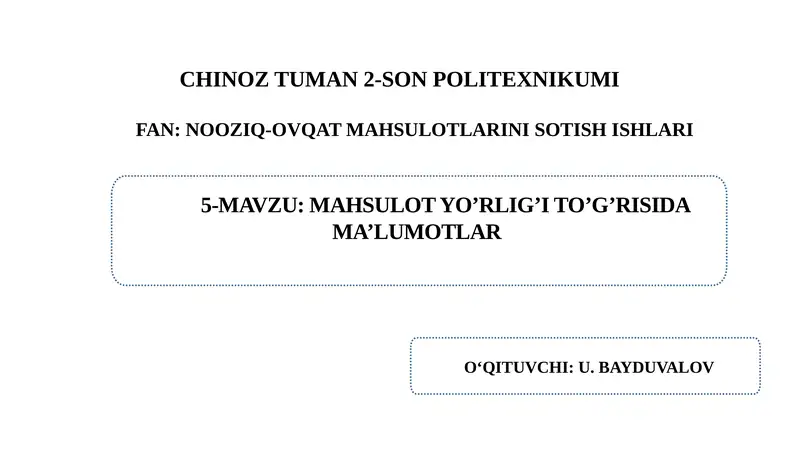 Product slide 1