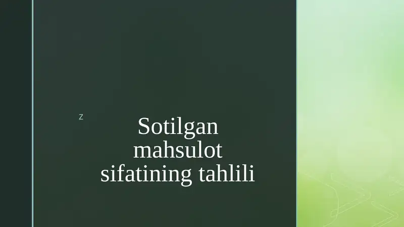 Product slide 1
