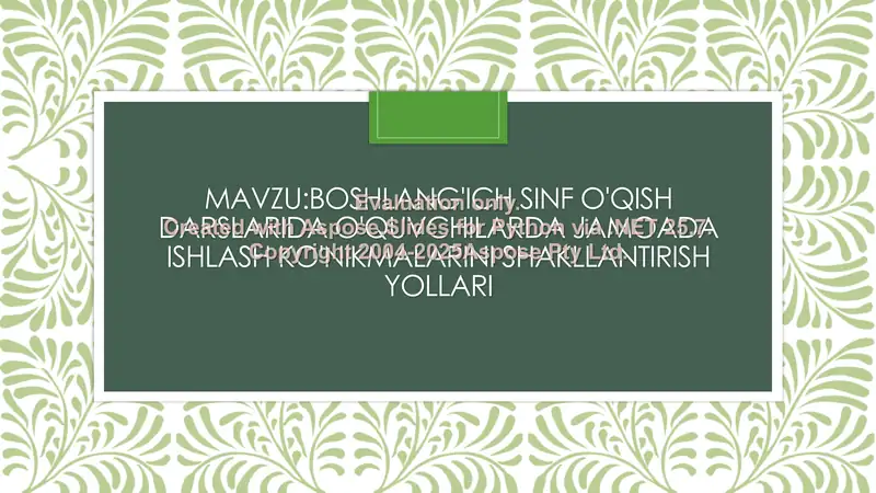 Product slide 1