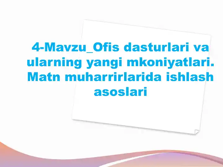 Product slide 1