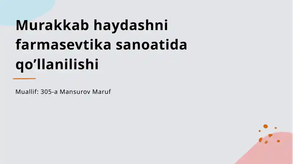 Product slide 1