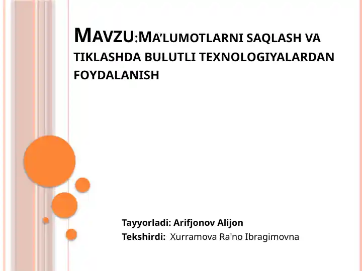 Product slide 1