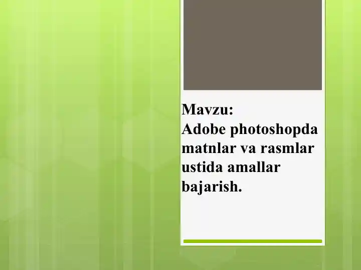 Product slide 1