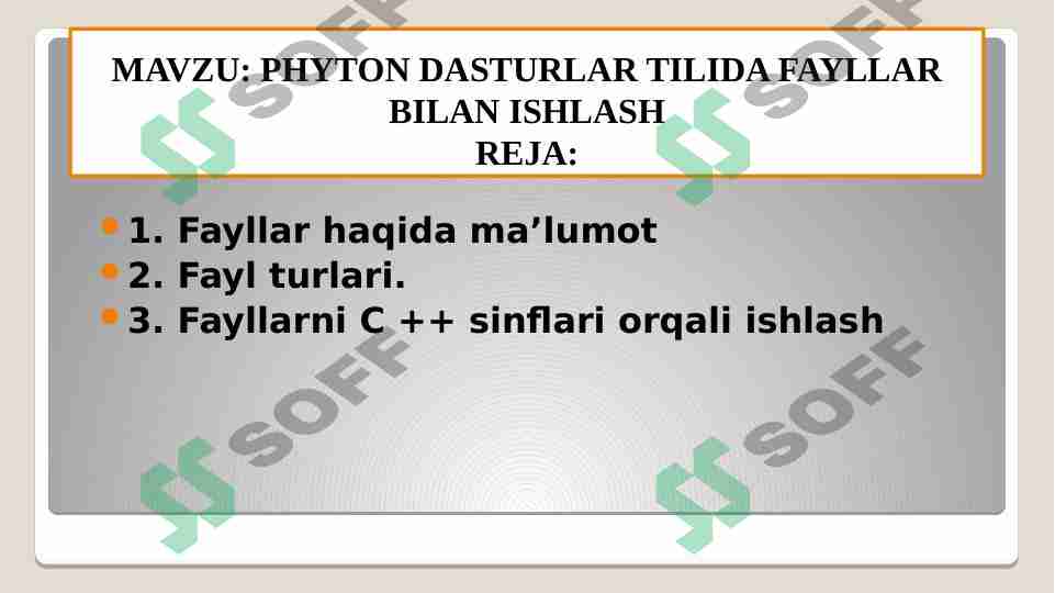 Product slide 1