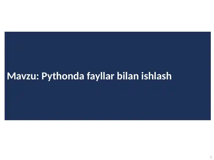 Product slide 1