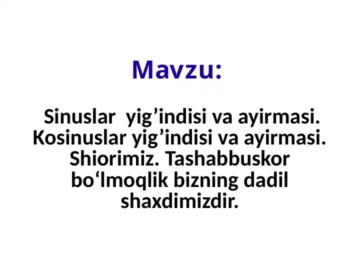 Product slide 1