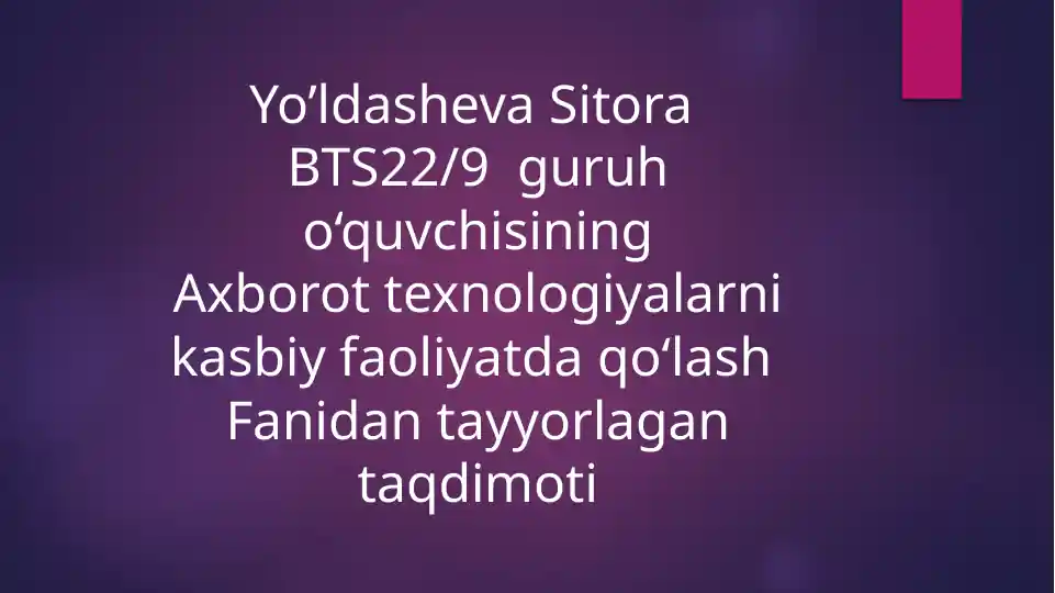 Product slide 1