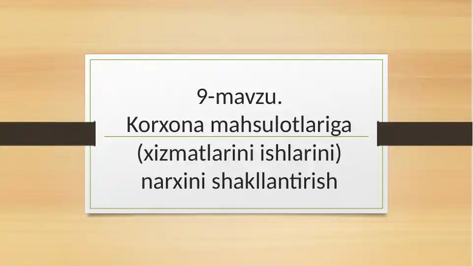 Product slide 1