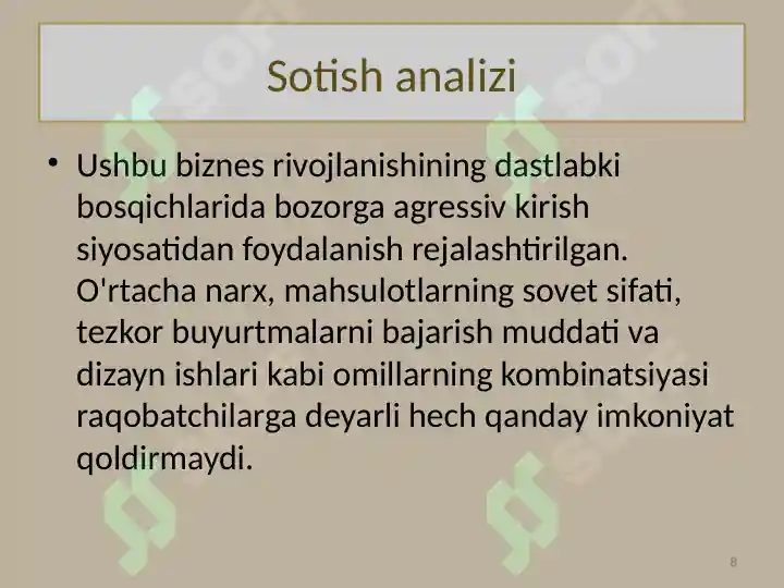 Product slide 8