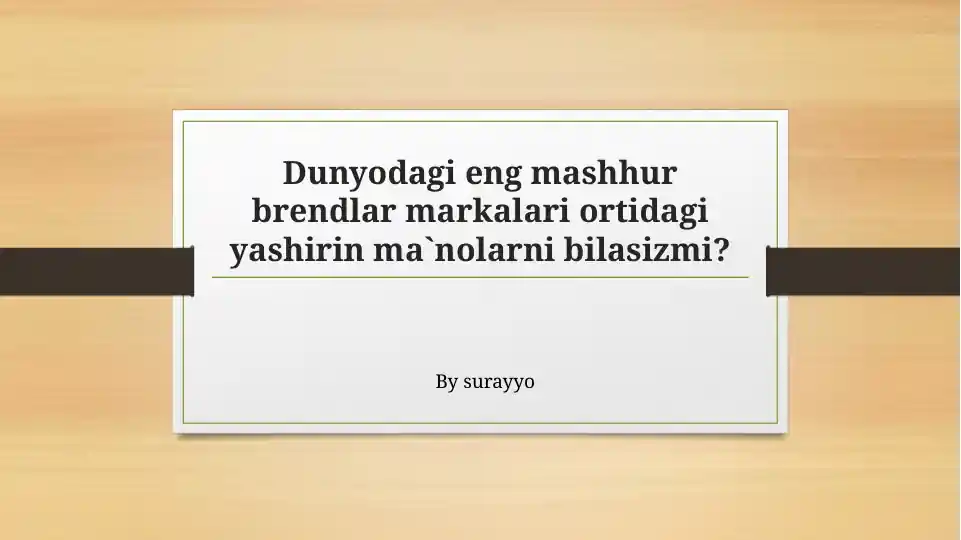 Product slide 1