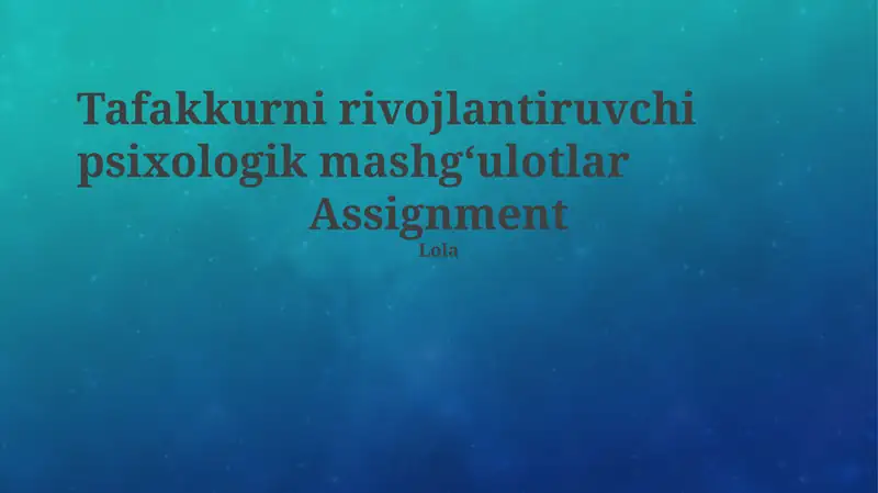 Product slide 1